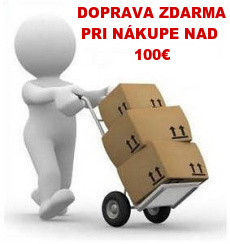 Doprava zdarma pri nákupe nad 100 eur